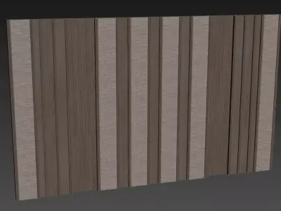 Decorative V65 Wall Panels 3D model