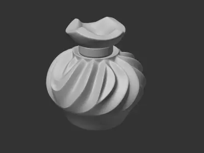 glass perfume Free 3D model