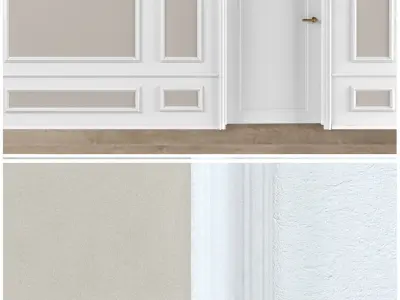 Selection moldings 2 Low-poly 3D model