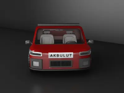 Toy car 3D model