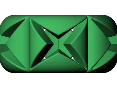 Star gold ring 3D print model