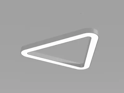 Triangular Hanging Light Free 3D model