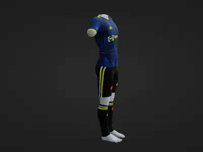 Manchester United Sportwear Low-poly 3D model