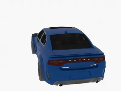 Dodge Charger SRT Hellcat 2020 3D model