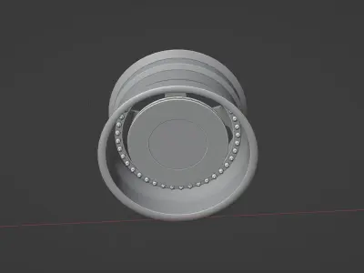 Meister S1 - 3 Piece Wheels - Game Ready Low-poly 3D model