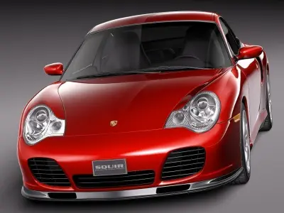Porsche 911 Turbo 996 2002 3D model