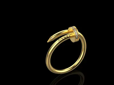 Nail Ring 40151 3D print model