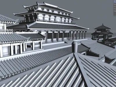 Chinese palace 3D model