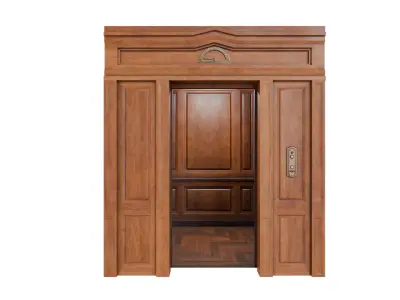 Old Elevator Low-poly 3D model