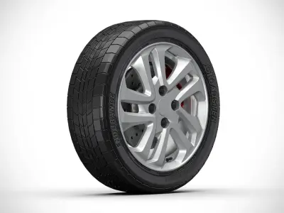 Wheel v13 3D model