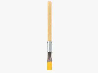 Narrow painting brush 01 3D model