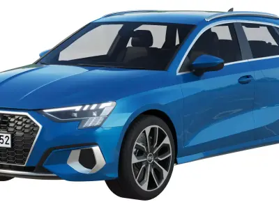 Audi A3 Sportback 2021 3D model