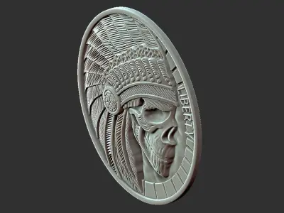 indian skull 3D print model