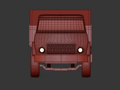 Truck 3D model 21