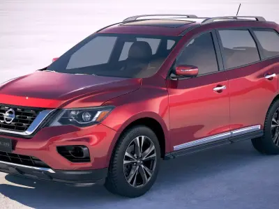 Nissan Pathfinder 2019 3D model