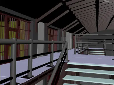 Pavilhao Prisional 3D model