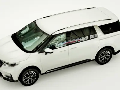 Kia Carnival 2022 Low-poly 3D model