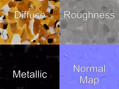 Arid Dreams Fox Plush model pack Low-poly 3D model