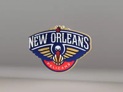 NBA New Orleans Pelicans Logo 3D model