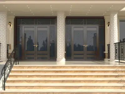 HOTEL GATE 3D model