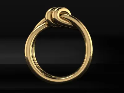 Tiffany Ring 3D print model 5