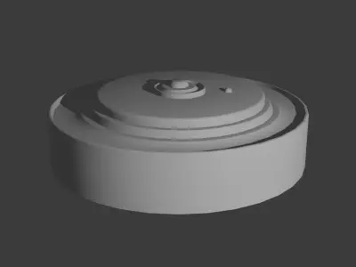 TM-46 Soviet Anti-Tank Mine 3D printable replica  Free 3D print model