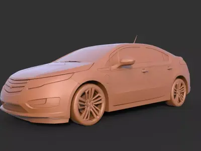 Chevrolet Volt 2012 3D print model