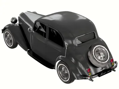 classic car 3D model from CGTrader