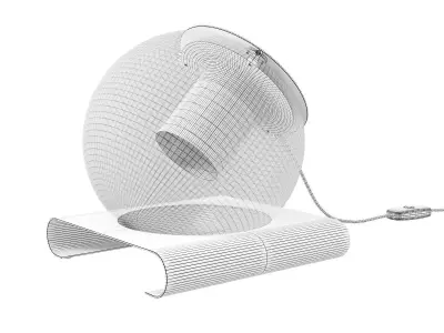 The Globe Table Lamp Free 3D model