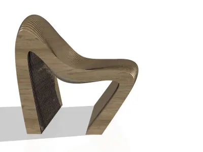 Parametric bench 2s2 3D model