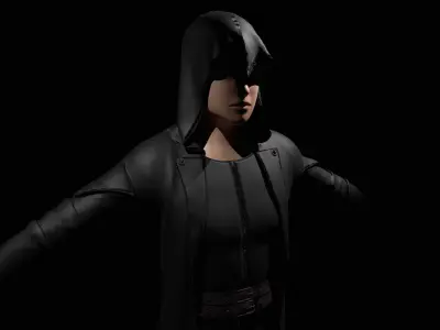 DAYANA Low-poly 3D model