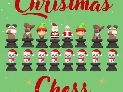 Christmas Chess 3D print model