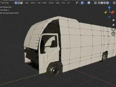 Matatu a Kenyan PSV 3D model