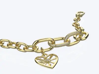 Pandora bracelet  3D print model