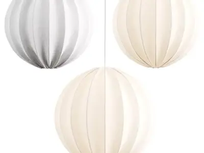 regnskur ikea  Pendel Ball lamp Free 3D model