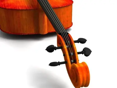 Realistic Cello 3D model