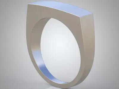Diamond ring 0335 3D printable model Free 3D print model