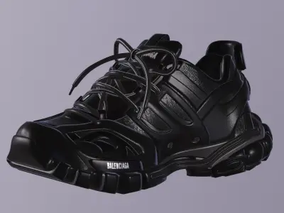 BALENCIAGA TRACK SHOES PBR Low-poly 3D model