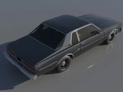 Chevrolet Impala Coupe 1977  3D print model