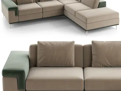 MD Luxury Sofa 001 3D model