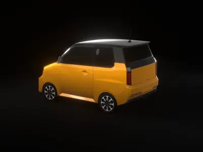 Generic Modern Sporty City Car  3D model