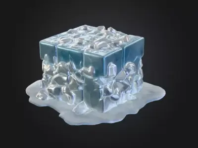 Frozen Enigma Low-poly 3D model