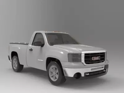 gmc 2012 sierra  Low-poly 3D model