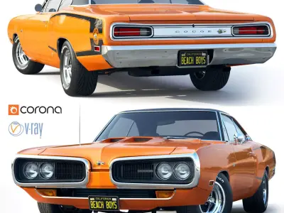 Dodge Super Bee 1970 3D model
