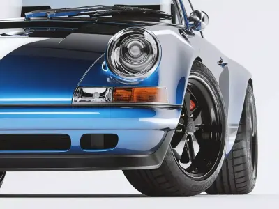 Porsche 911 by Singer 3D model