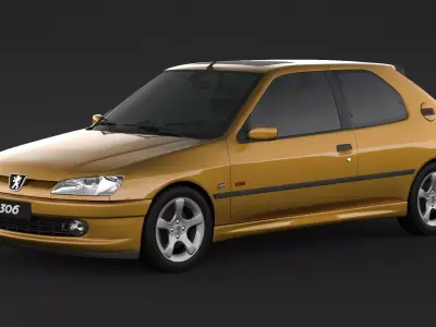 Peugeot 306 GTI 3D model