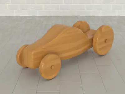 Toy Car Free low-poly 3D model