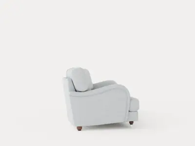 Howard Luxury 4 Seater Sofa Swung Low-poly 3D model