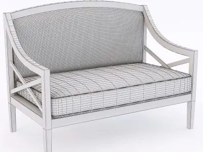 Modern Times 9185P sofa 3D model