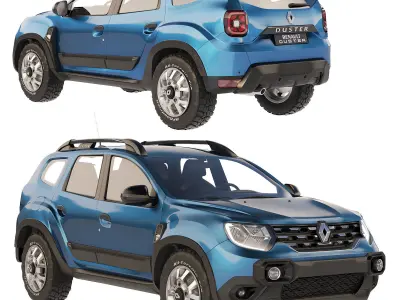 Renault Duster 2021 3D model